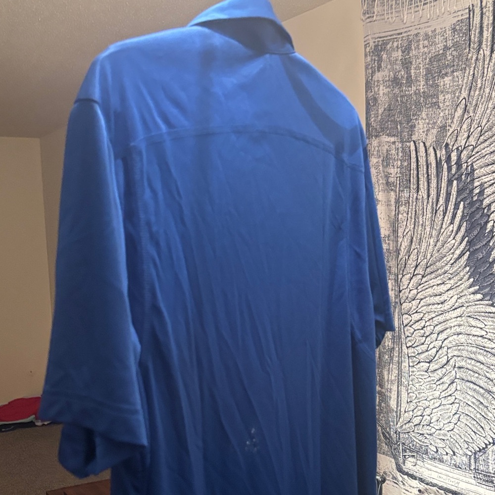 Adidas Men's Royal Blue Polo with Logo - Picture 5 of 7